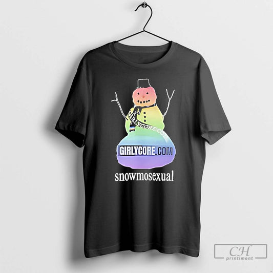 Premium Snowmosexual Girlycore Snowman T-Shirts, Hoodie, Sweatshirt | WearSparks.com