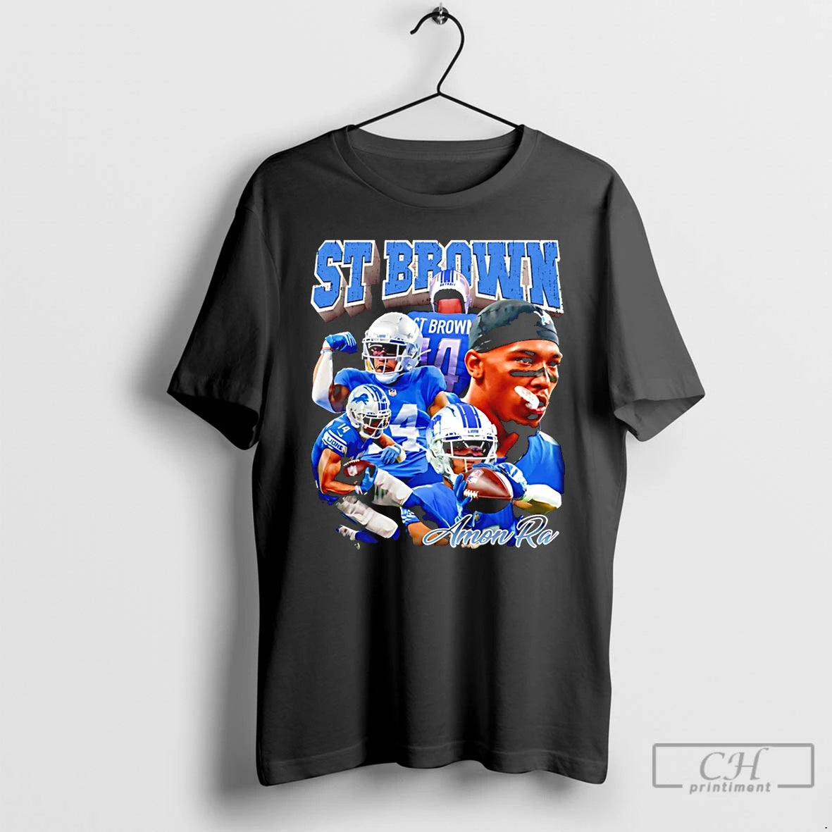 Premium St Brown Amon Ra Detroit Lions Vintage 90s 2026 T-Shirts, Hoodie, Sweatshirt | WearSparks.com