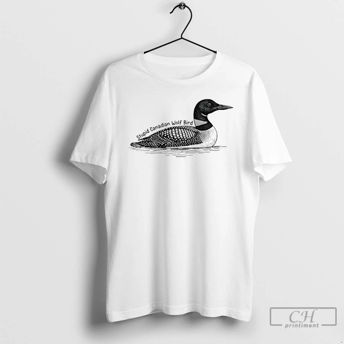 Premium Stupid Canadian Wolf Bird Meme T-Shirts, Hoodie, Sweatshirt | WearSparks.com