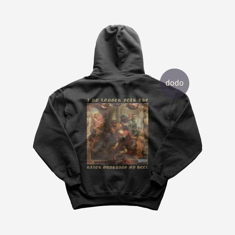 Premium Suicideboys Hoodie - I No Longer Fear The Razor Guarding My Heel Album Hoodie - Suicideboys Album Hoodie -Unisex...