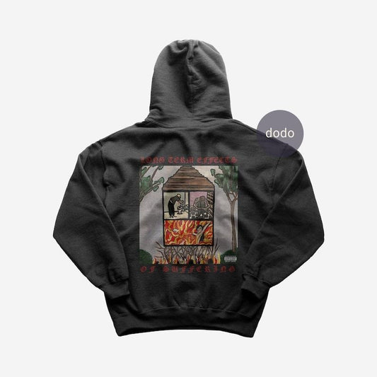 Premium Suicideboys Hoodie - Long Term Effects Of Suffering Hoodie - Suicideboys New Album Hoodie - Unisex Heavy Cotton...