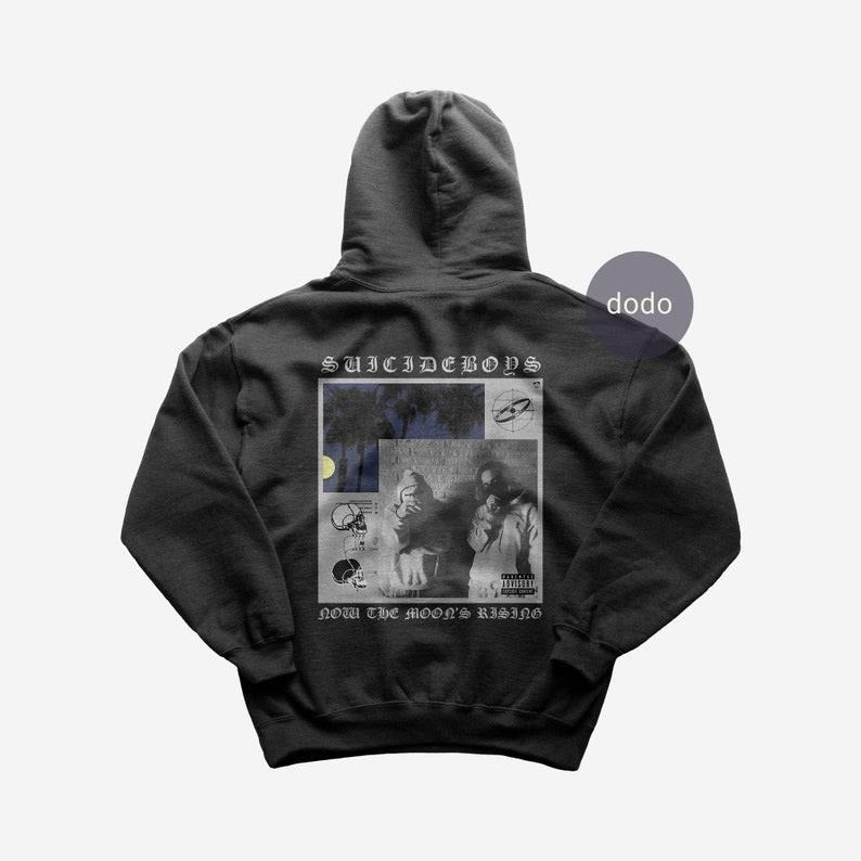 Premium Suicideboys Hoodie - Now The Moon's Rising Album Hoodie - Suicideboys New Album Hoodie - Unisex Heavy Cotton...