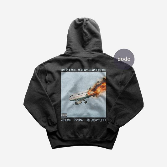 Premium Suicideboys Hoodie - Us Vs. Them Single Hoodie - Suicideboys New Single Hoodie - Unisex Heavy Cotton Hoodie...