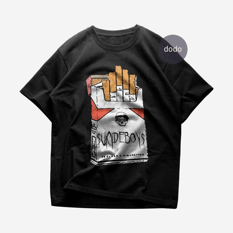 Premium Suicideboys T-Shirt - Suicideboys Cigarette Album Shirt - Suicideboys New Album Shirt -Unisex Heavy Cotton Tee...