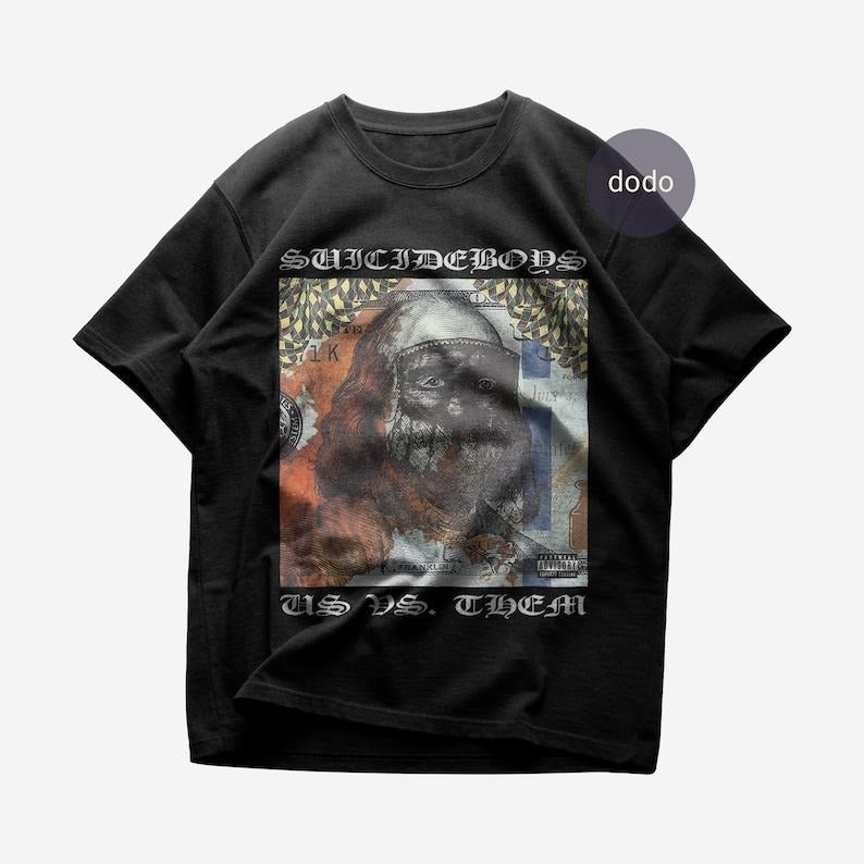 Premium Suicideboys T-Shirt - Us Vs. Them Single T-Shirt - Suicideboys New Single T-Shirt
