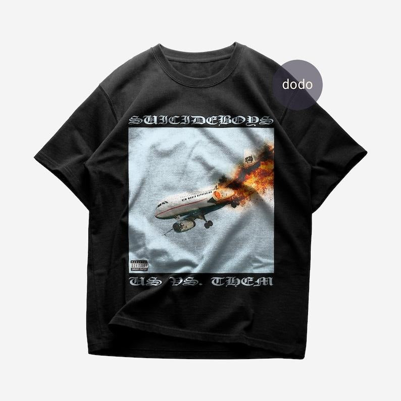 Premium Suicideboys T-Shirt - Us Vs. Them Single T-Shirt - Suicideboys New Single T-Shirt