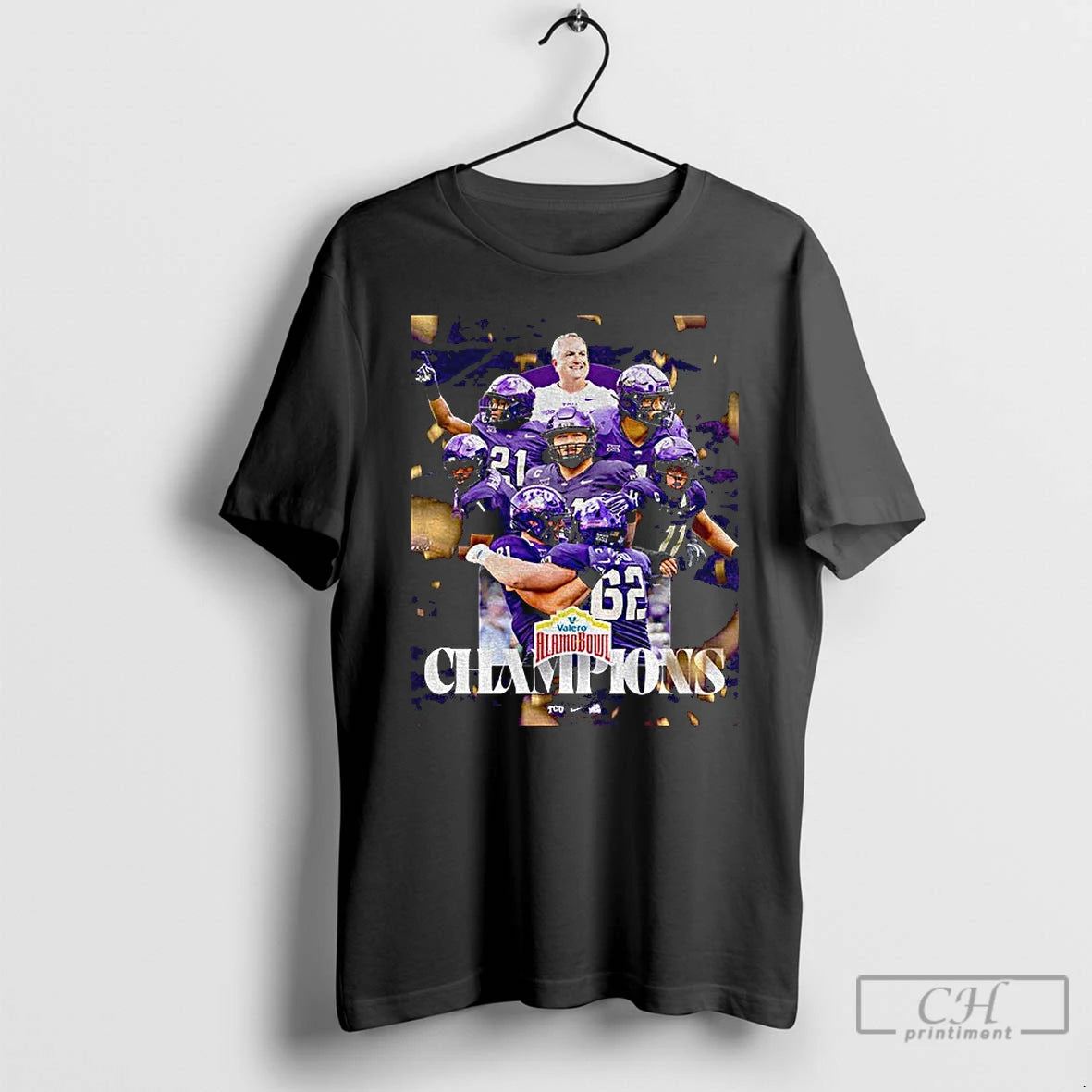 Premium Tcu Horned Frogs Football Alamo Bowl Champions T-Shirts, Hoodie, Sweatshirt | WearSparks.com