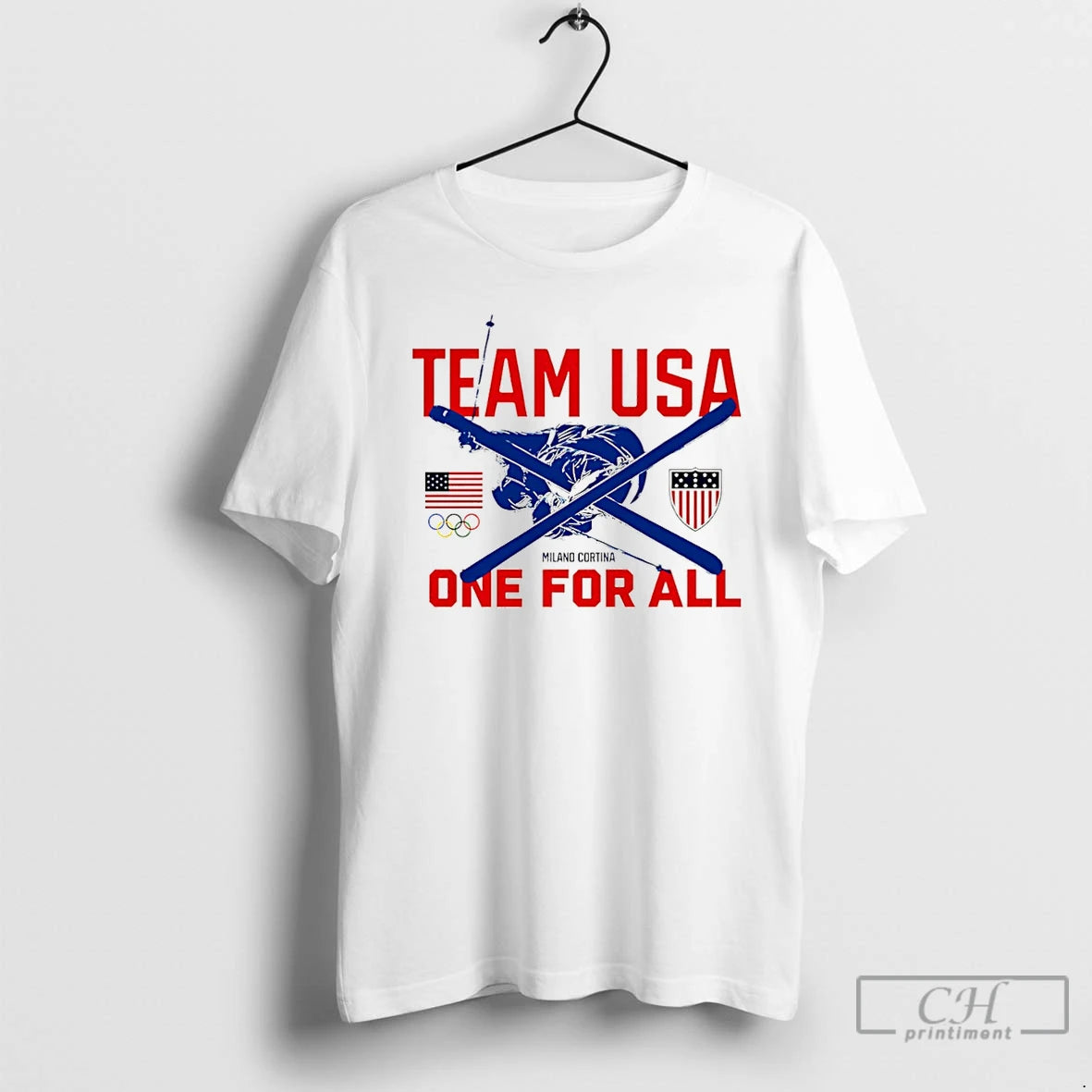 Premium Team Usa 2026 Winter Olympics One For All Christmas T-Shirts, Hoodie, Sweatshirt | WearSparks.com