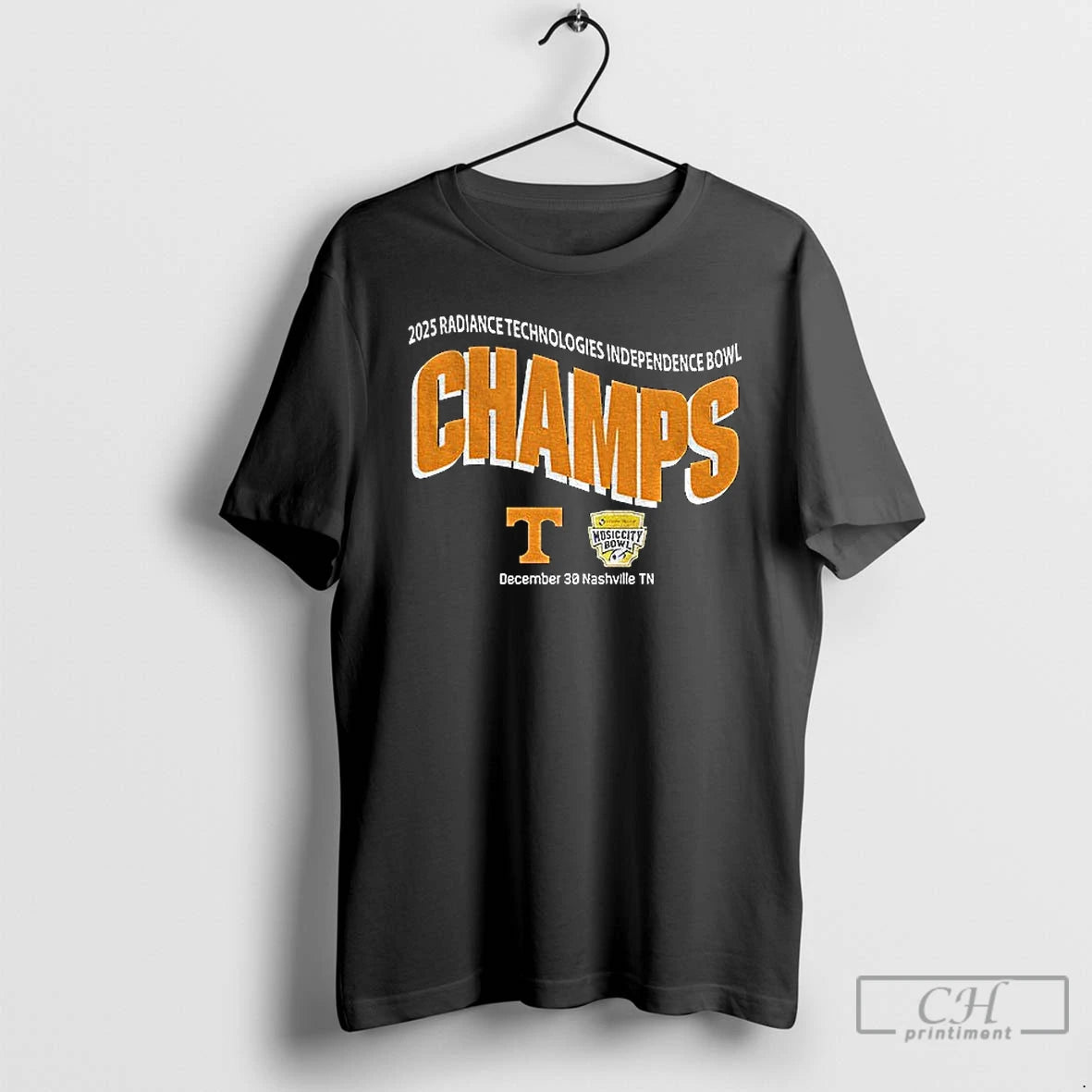 Premium Tennessee Volunteers Football 2025 Liberty Mutual Music City Bowl Champions On December 30 2025 T-Shirts, Hoodie,...