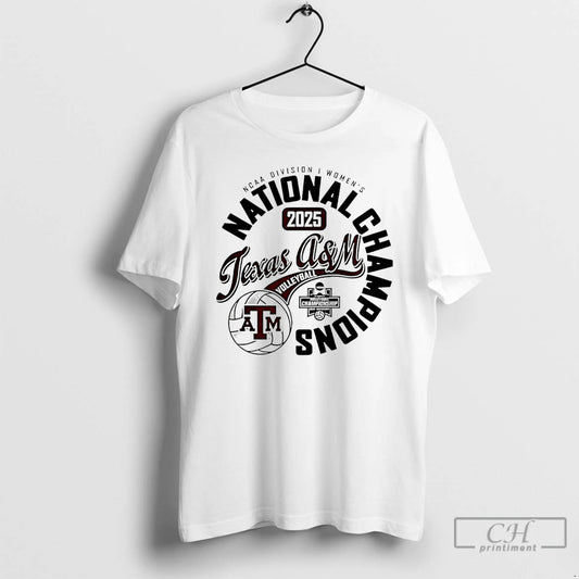 Premium Texas Am Aggies 2025 Volleyball National Champions Classic T-Shirts, Hoodie, Sweatshirt | WearSparks.com