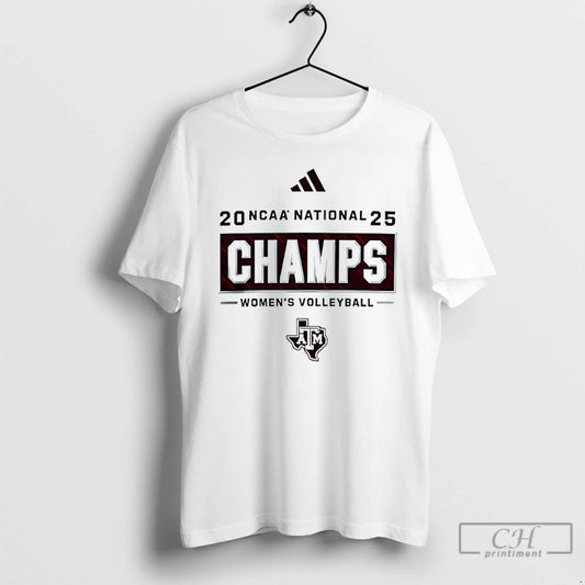 Premium Texas Am Aggies 2025 Volleyball National Champions Logo T-Shirts, Hoodie, Sweatshirt | WearSparks.com