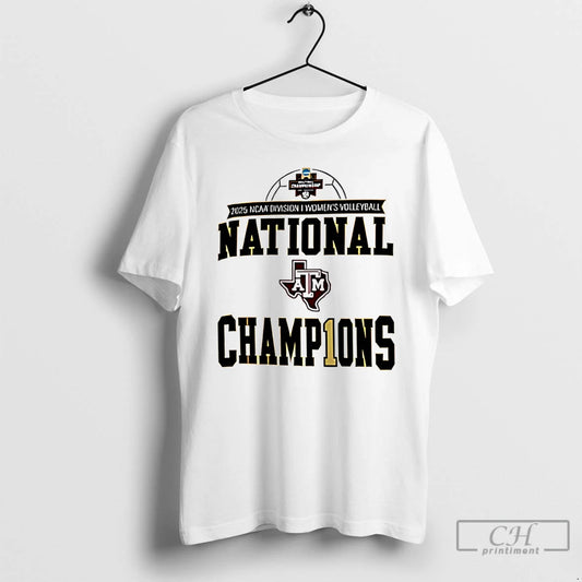 Premium Texas Am Aggies Volleyball National Champions 2025 Logo T-Shirts, Hoodie, Sweatshirt | WearSparks.com