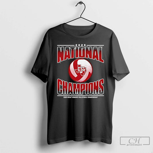 Premium Texas Am Volleyball 2025 Ncaa Champions T-Shirts, Hoodie, Sweatshirt | WearSparks.com