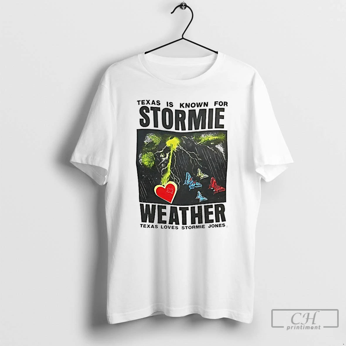 Premium Texas Is Known For Stormie Weather Texas Loves Stormie Jones T-Shirts, Hoodie, Sweatshirt | WearSparks.com
