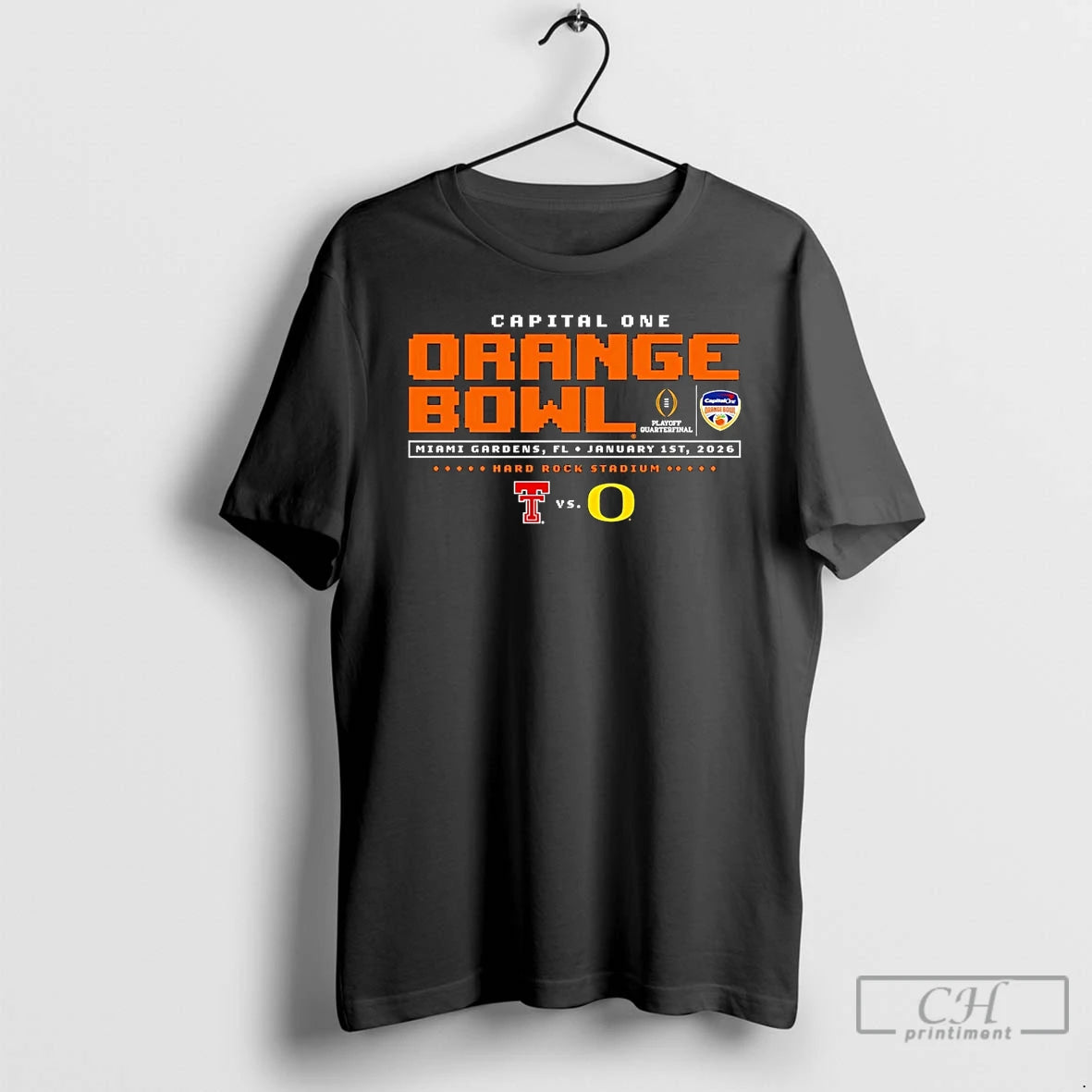 Premium Texas Tech Vs Oregon 2025 26 Orange Bowl Duck Hunt Game T Shirts Sweater Hoodie, Sweatshirt | WearSparks.com