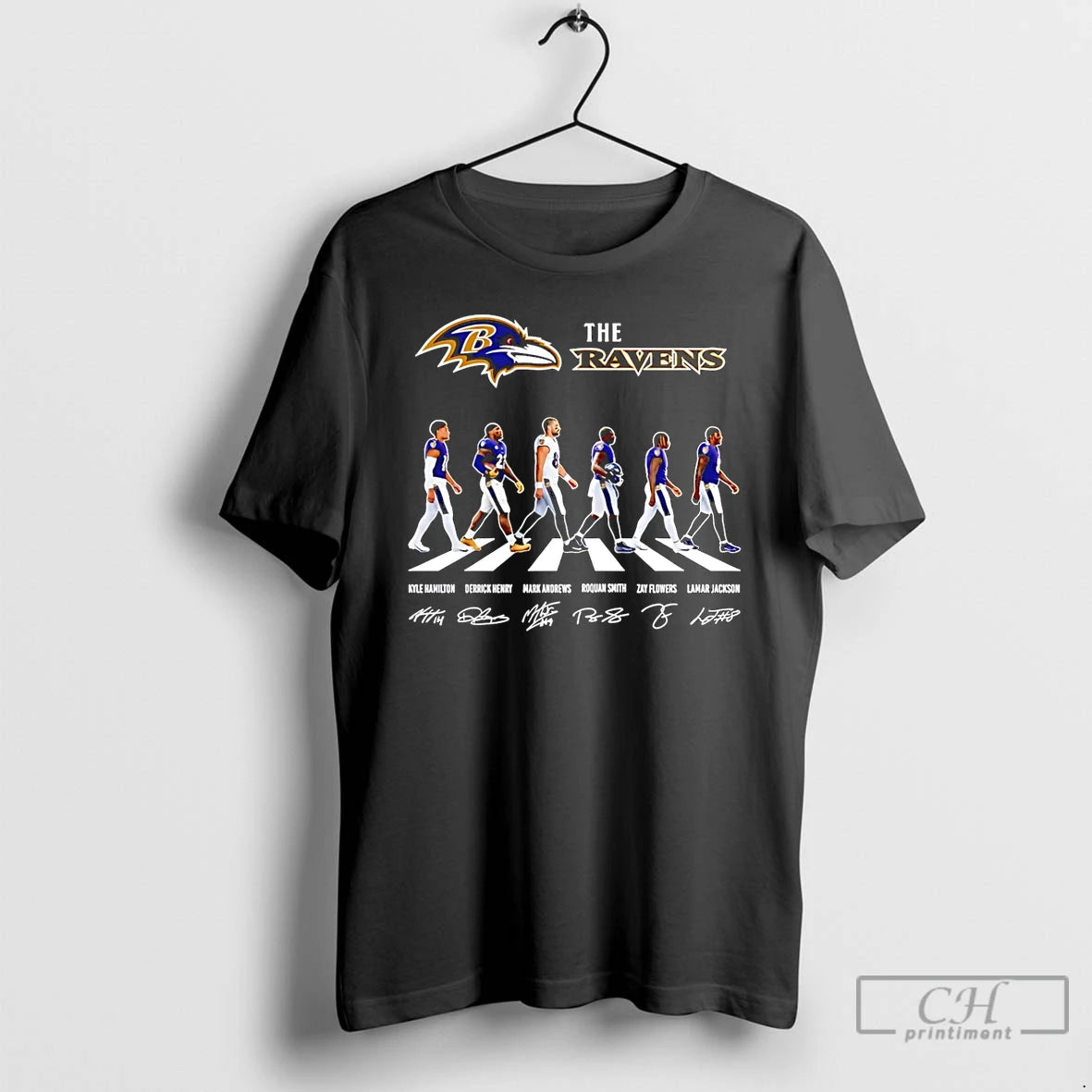 Premium The Baltimore Ravens Cross The Street Signatures 2026 T-Shirts, Hoodie, Sweatshirt | WearSparks.com