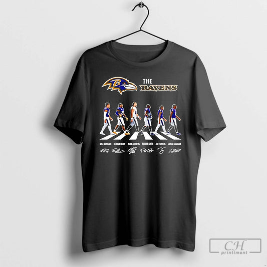 Premium The Baltimore Ravens Cross The Street Signatures 2026 T-Shirts, Hoodie, Sweatshirt | WearSparks.com