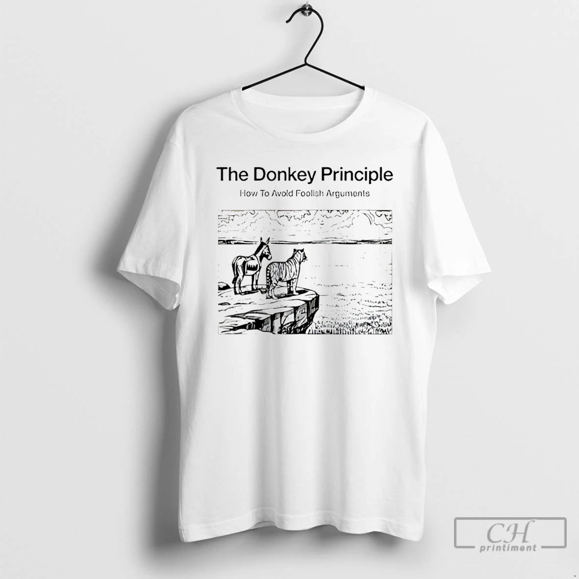 Premium The Donkey Principle How To Avoid Foolish Argument T-Shirts, Hoodie, Sweatshirt | WearSparks.com