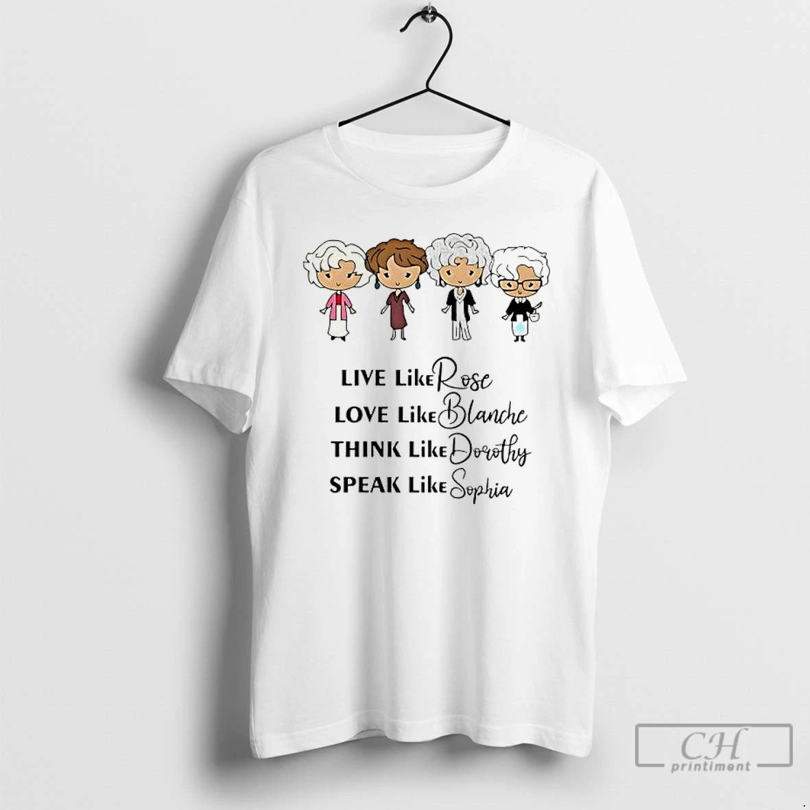 Premium The Golden Girls Cartoon Trends Stylish T-Shirts, Hoodie, Sweatshirt | WearSparks.com