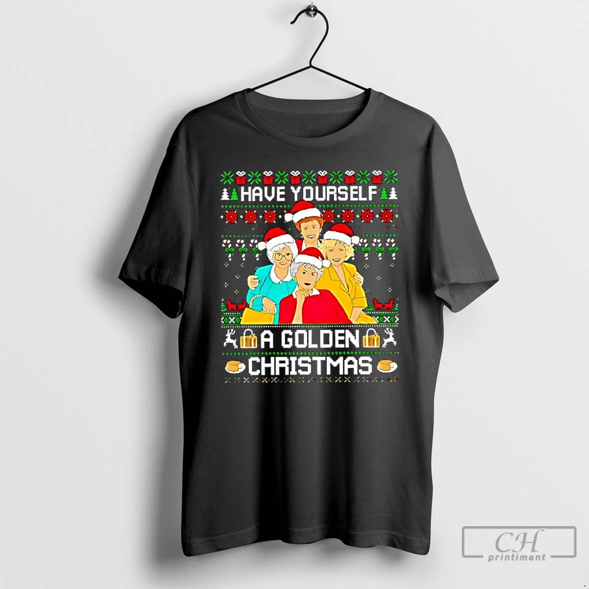 Premium The Golden Girls Have Yourself A Golden Ugly Christmas T-Shirts, Hoodie, Sweatshirt | WearSparks.com