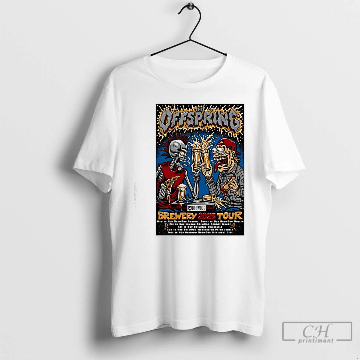 Premium The Offspring Brewery Tour 2025 T-Shirts, Hoodie, Sweatshirt | WearSparks.com
