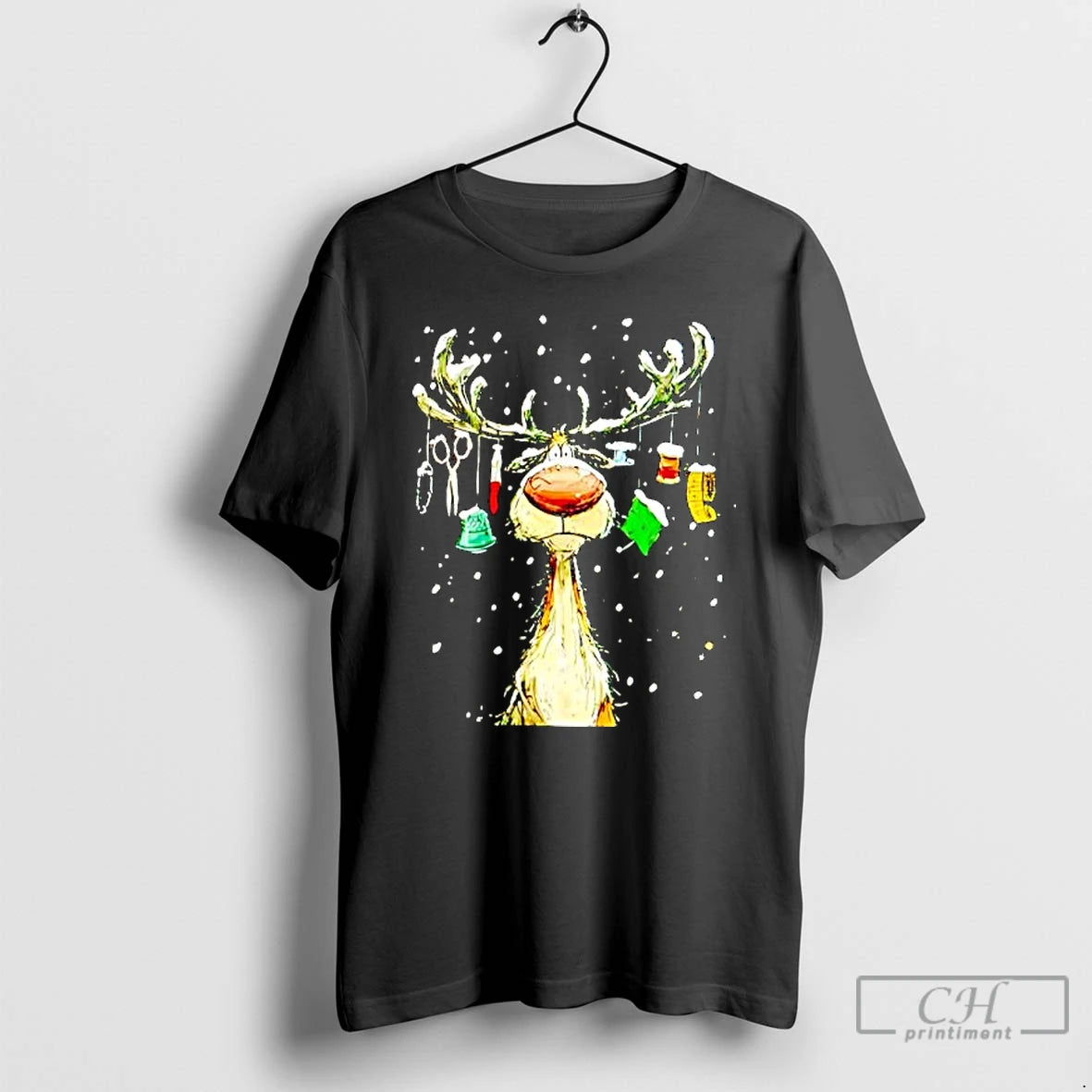 Premium The Reindeer Is Sad Christmas Trends Stylish T-Shirts, Hoodie, Sweatshirt | WearSparks.com