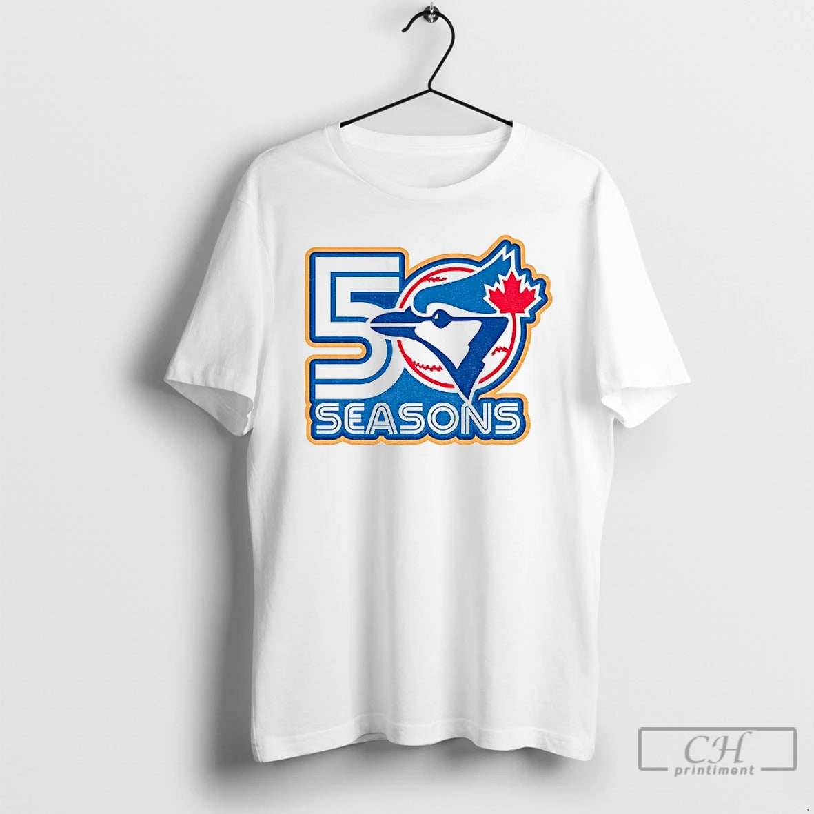 Premium Toronto Blue Jays 50 Seasons The Blue Jays In 2026 T-Shirts, Hoodie, Sweatshirt | WearSparks.com