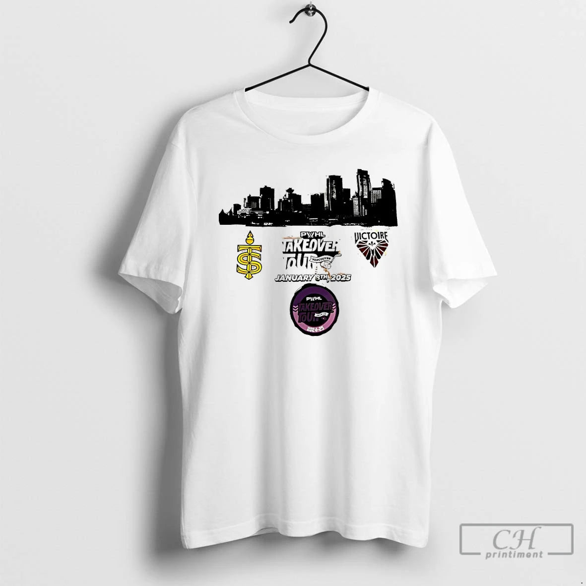 Premium Toronto Sceptres Vs Montreal Victoire Pwhl Takeover Vancouver January 8th 2025 T Shirts Sweater Hoodie, Sweatshirt