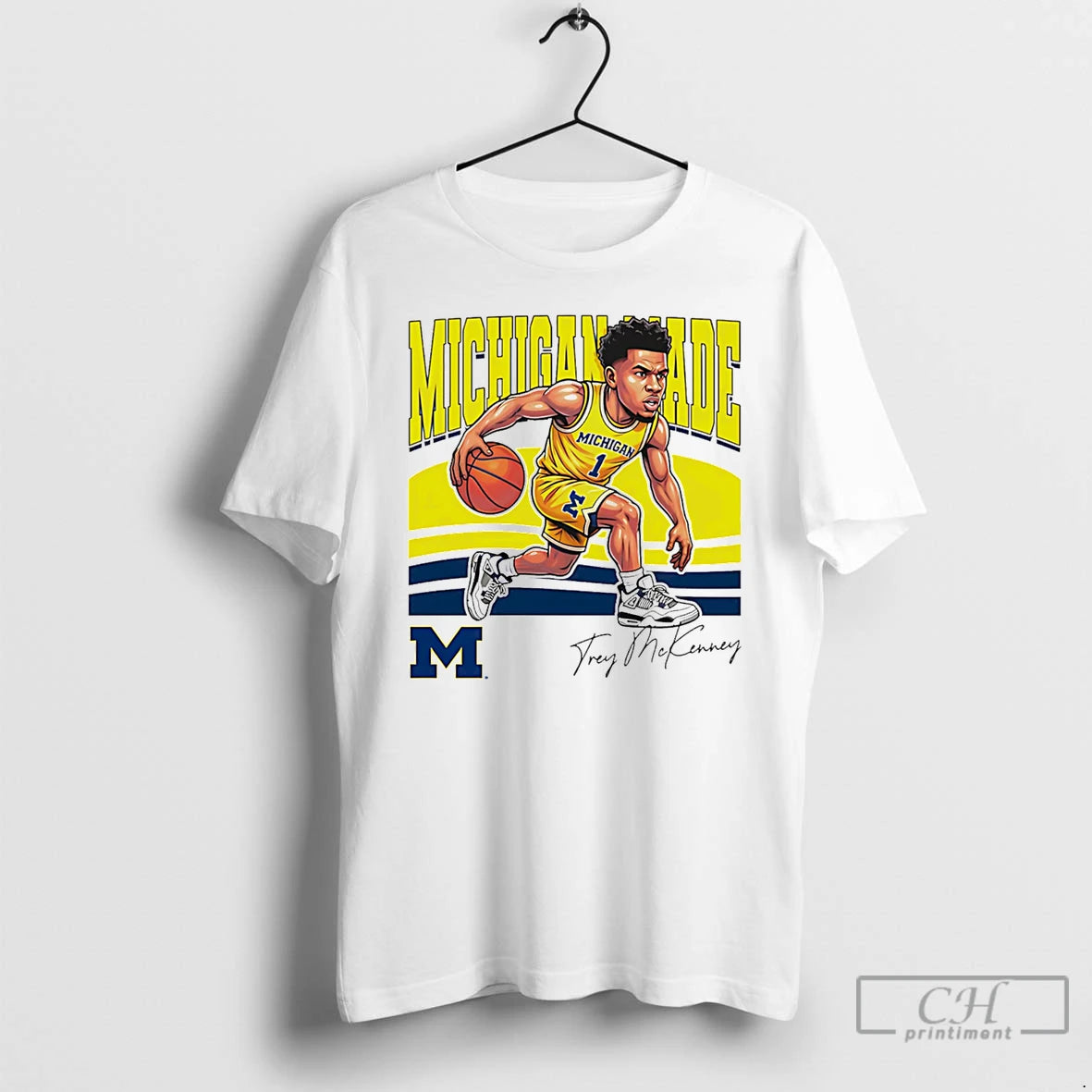 Premium Trey Mckenney Michigan Wolverines Made Caricature T-Shirts, Hoodie, Sweatshirt | WearSparks.com