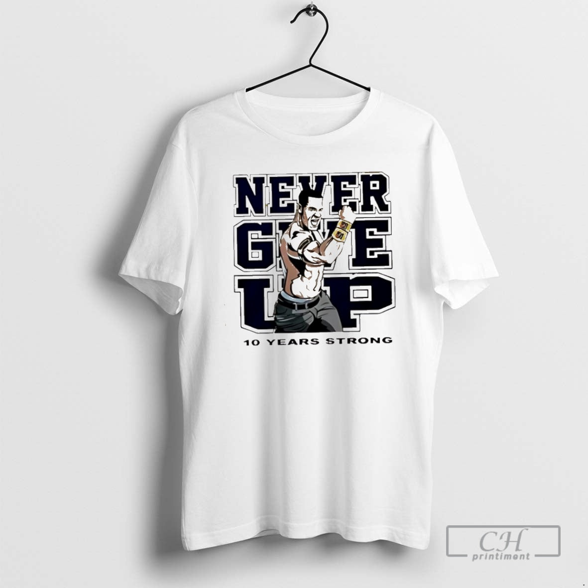 Premium Tyrese Haliburton John Cena Never Give Up 10 Years Strong Shirt Sweater Hoodie, Sweatshirt | WearSparks.com