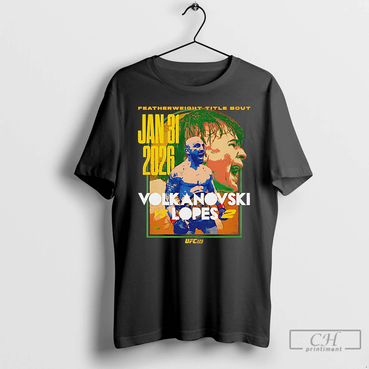 Premium Ufc 325 Volkanovski Vs Lopes 2 Match Up 2026 T-Shirts, Hoodie, Sweatshirt | WearSparks.com