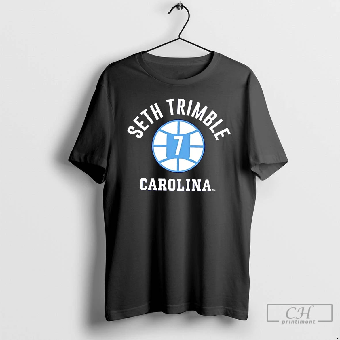 Premium Unc Tar Heels Basketball Seth Trimble Name Number Ball 7 T-Shirts, Hoodie, Sweatshirt | WearSparks.com