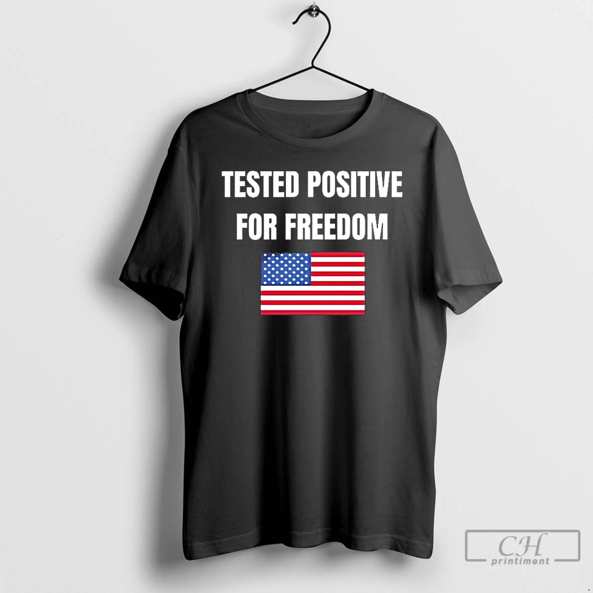 Premium Us Flag Tested Positive For Freedom T-Shirts, Hoodie, Sweatshirt | WearSparks.com