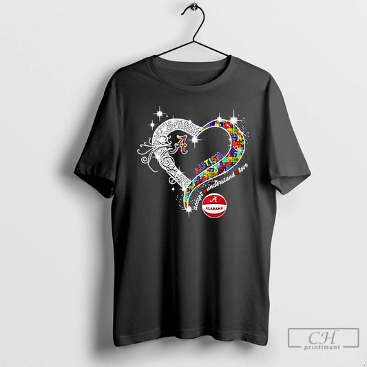 Premium University Of Alabama Autism Awareness Accept Understand Love T-Shirts, Hoodie, Sweatshirt | WearSparks.com