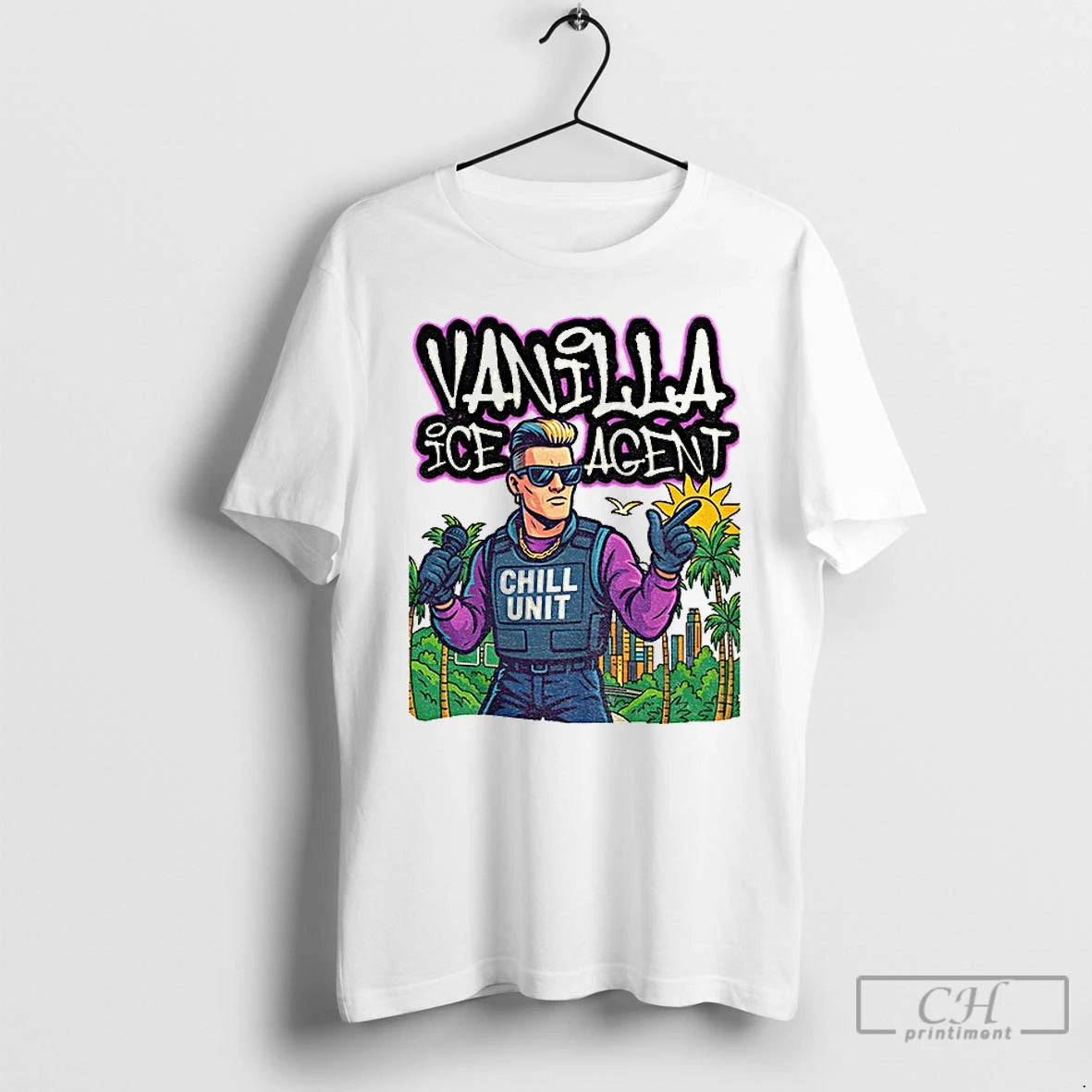 Premium Vanilla Ice Agent Chill Unit Meme Pop Culture Parody T-Shirts, Hoodie, Sweatshirt | WearSparks.com