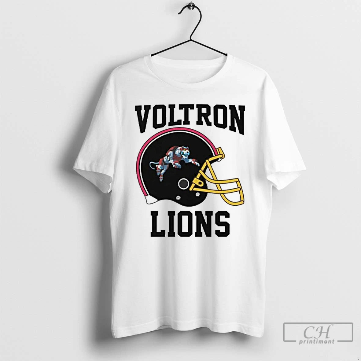 Premium Voltron Lions Helmet Logo T-Shirts, Hoodie, Sweatshirt | WearSparks.com