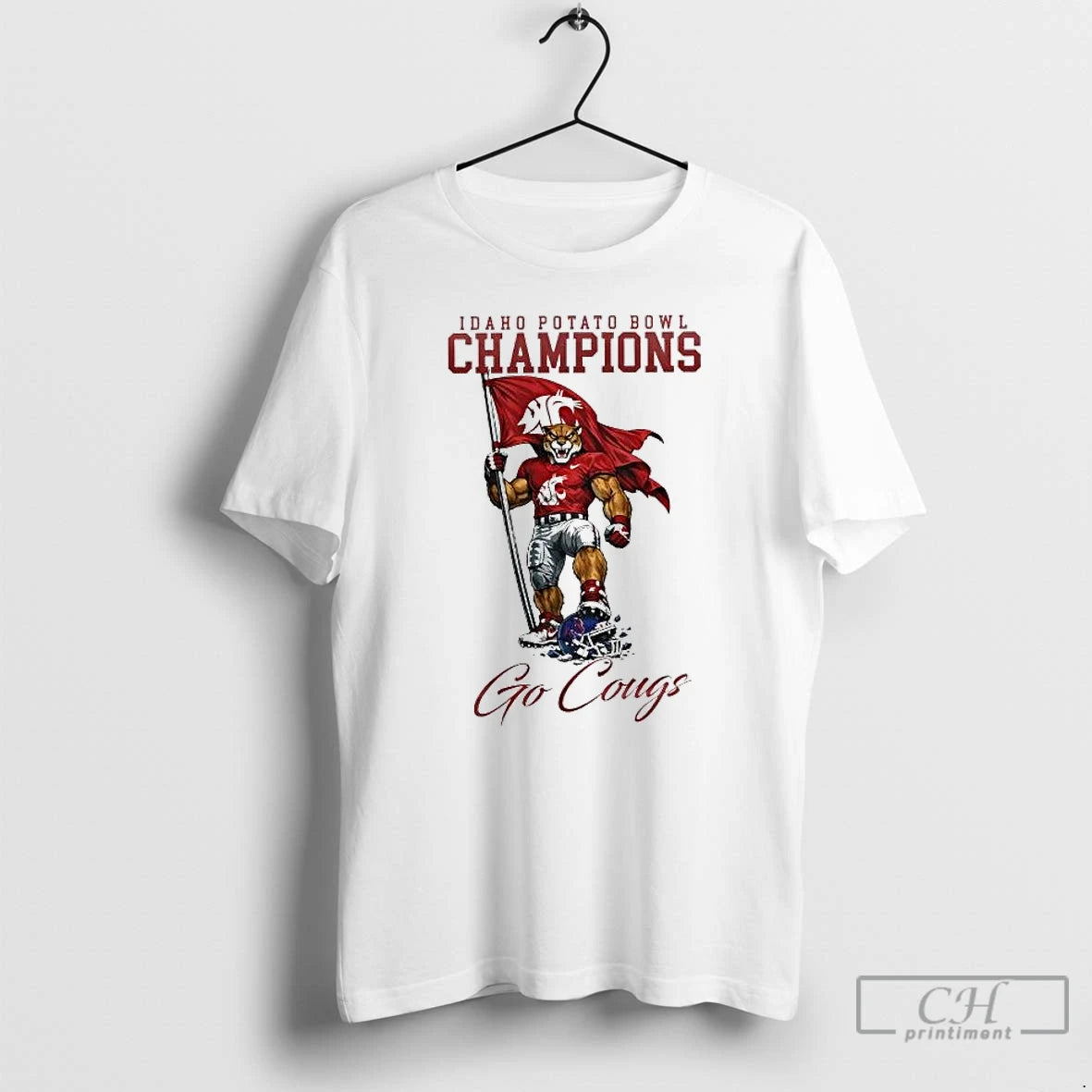 Premium Washington State Cougars 2025 Idaho Potato Bowl Champions Go Cougs T-Shirts, Hoodie, Sweatshirt | WearSparks.com
