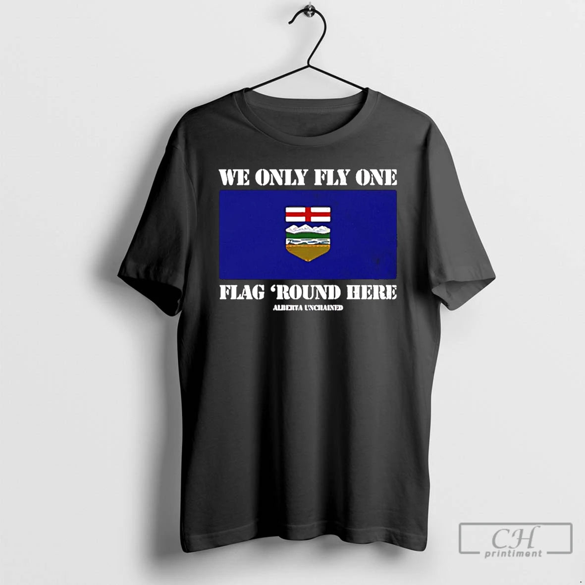 Premium We Only Fly One Flag Round Here T-Shirts, Hoodie, Sweatshirt | WearSparks.com