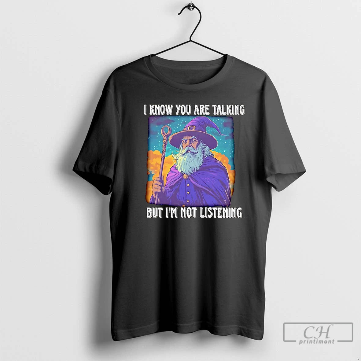Premium Wizard I Know You Are Talking But Im Not Listening Christmas T Shirts Sweater Hoodie, Sweatshirt | WearSparks.com