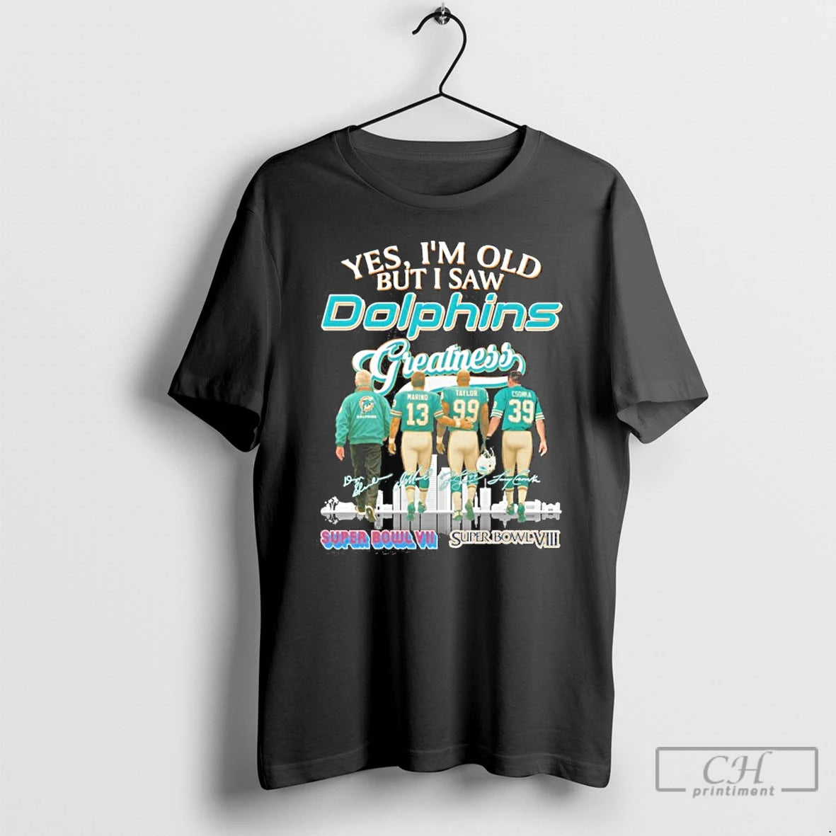 Premium Yes Im Old But I Saw Dolphins Greatness Player Signature City T Shirts Sweater Hoodie, Sweatshirt | WearSparks.com