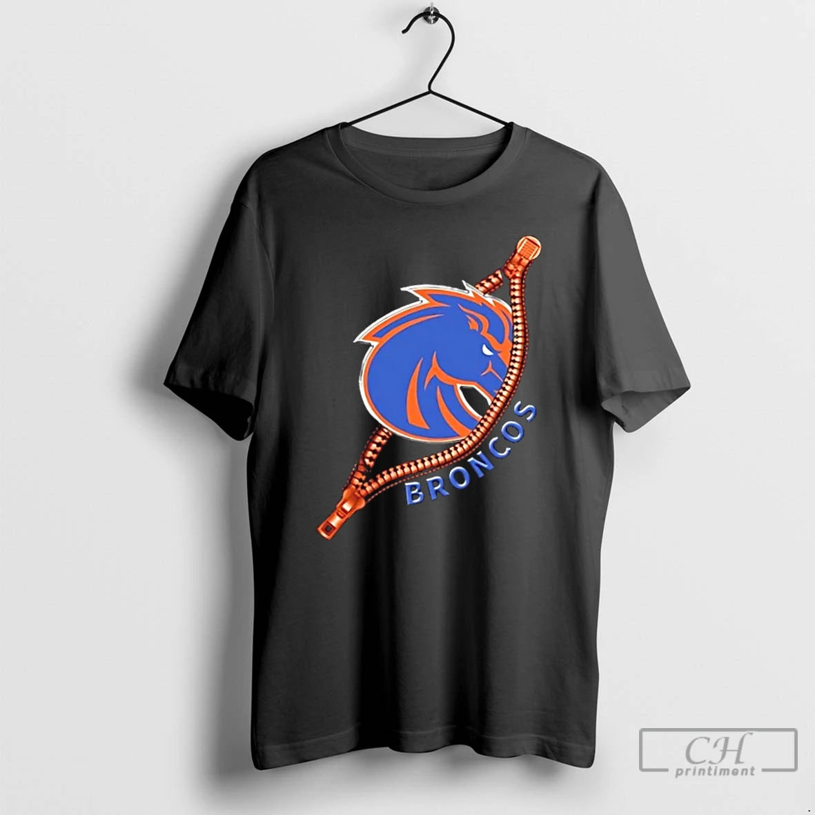 Premium Zipper X Boise State Broncos Football Logo T-Shirts, Hoodie, Sweatshirt | WearSparks.com