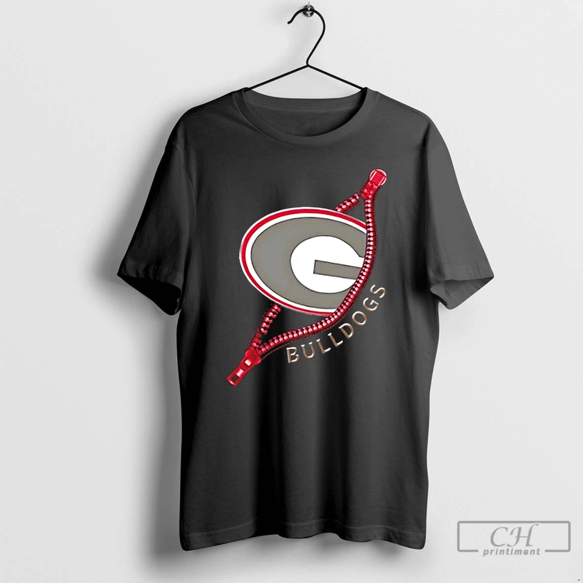 Premium Zipper X Georgia Bulldogs Football Logo T-Shirts, Hoodie, Sweatshirt | WearSparks.com