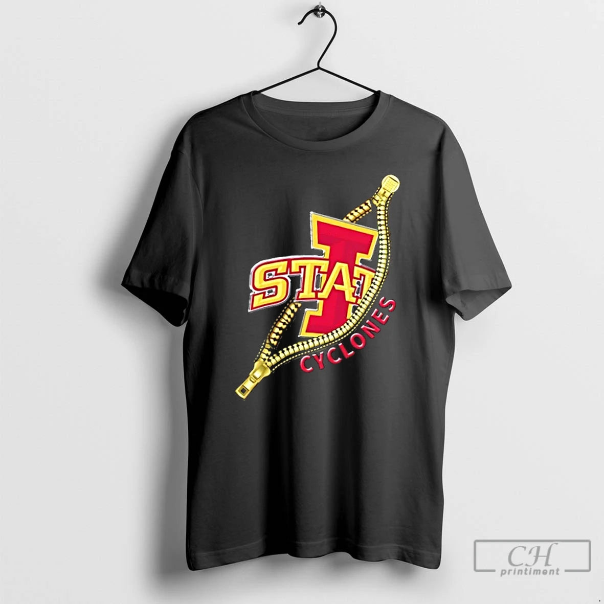 Premium Zipper X Iowa State Cyclones Football Logo T-Shirts, Hoodie, Sweatshirt | WearSparks.com