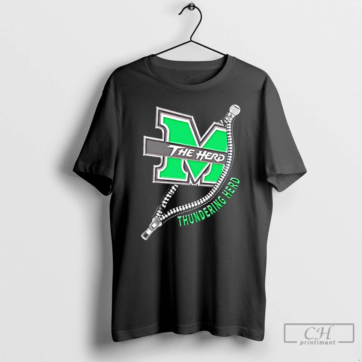 Premium Zipper X Marshall Thundering Herd Football Logo T-Shirts, Hoodie, Sweatshirt | WearSparks.com