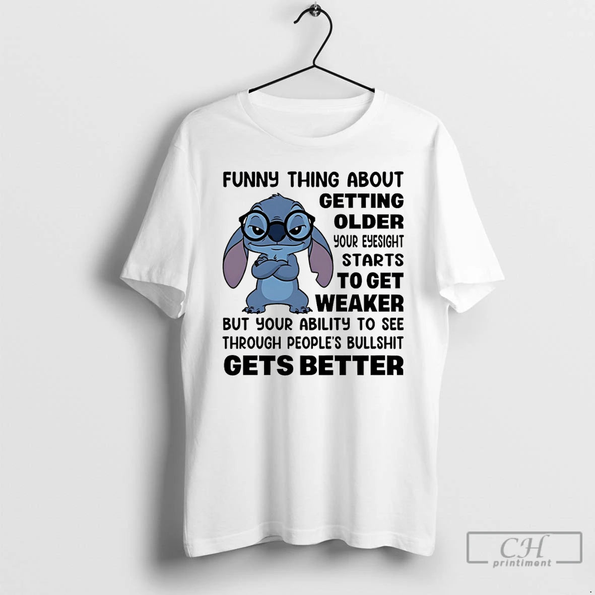 Premium Funny Thing About Getting Older Your Eyesight Starts To Get Weaker But Your Ability T-Shirts, Hoodie, Sweatshirt