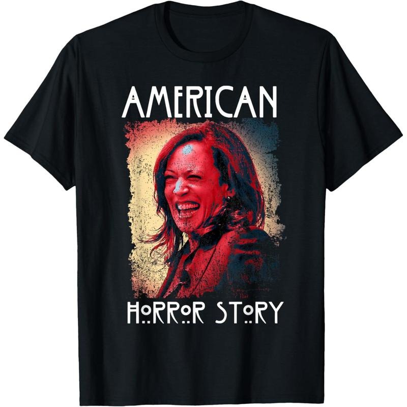 President Horror American Zombie Story Halloween Kamala 2024 T-Shirt made in usa Hoodie, Sweatshirt | WearSparks.com