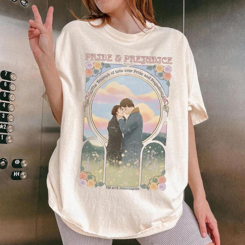 Pride and Prejudice Bookish T-Shirt For Fan, Elizabeth Bennet Inspired T Shirt, Obstinate Headstrong Girl Tee, Mr Darcy...