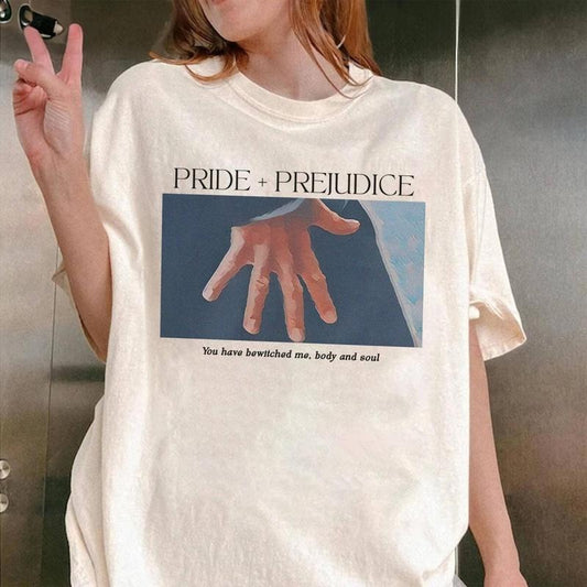 Pride and Prejudice Hand Flex Scene Shirt Fitzwilliam Darcy Elizabeth Bennet Shirt Bookish Tee | Funny Tee | Book Lovers...