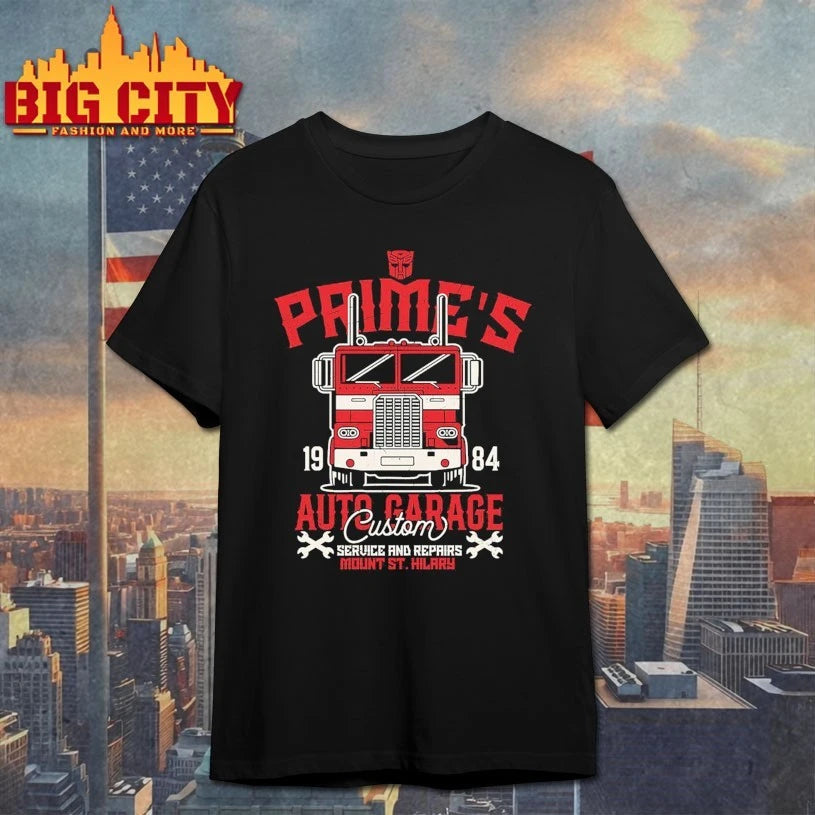 Prime’s Auto Garage shirt