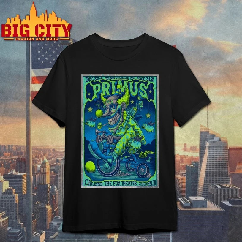 Primus NYE Oakland On Dec 30-31 2025 Poster Shirt